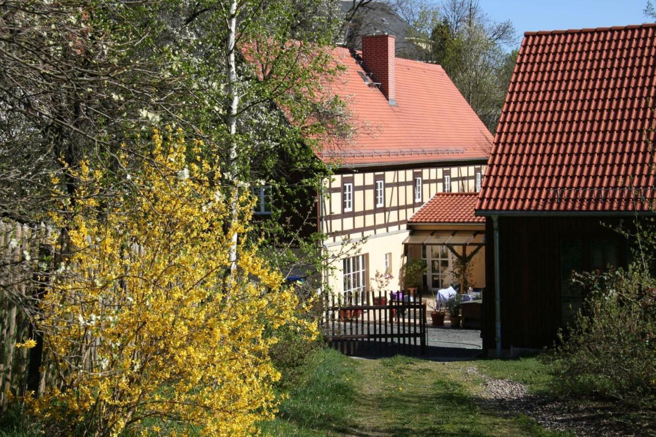 Fachwerkhaus Maxen Muglitztal Exterior foto