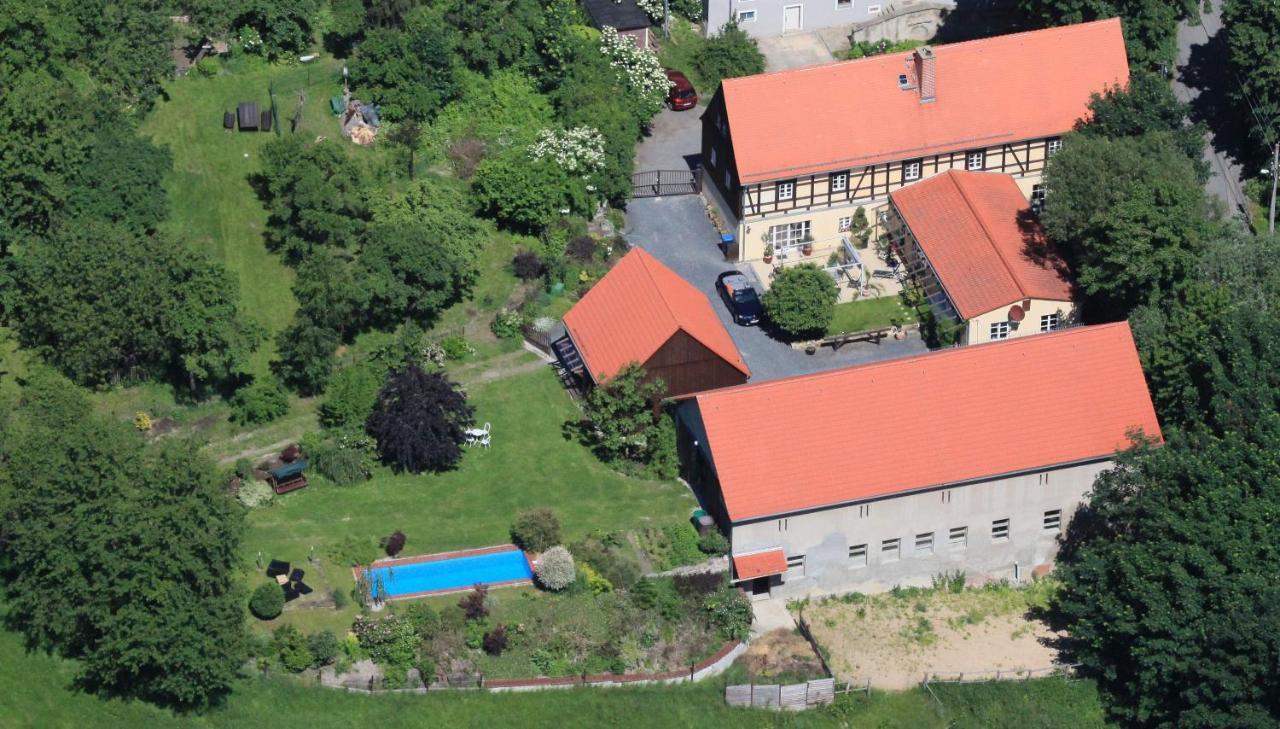 Fachwerkhaus Maxen Muglitztal Exterior foto